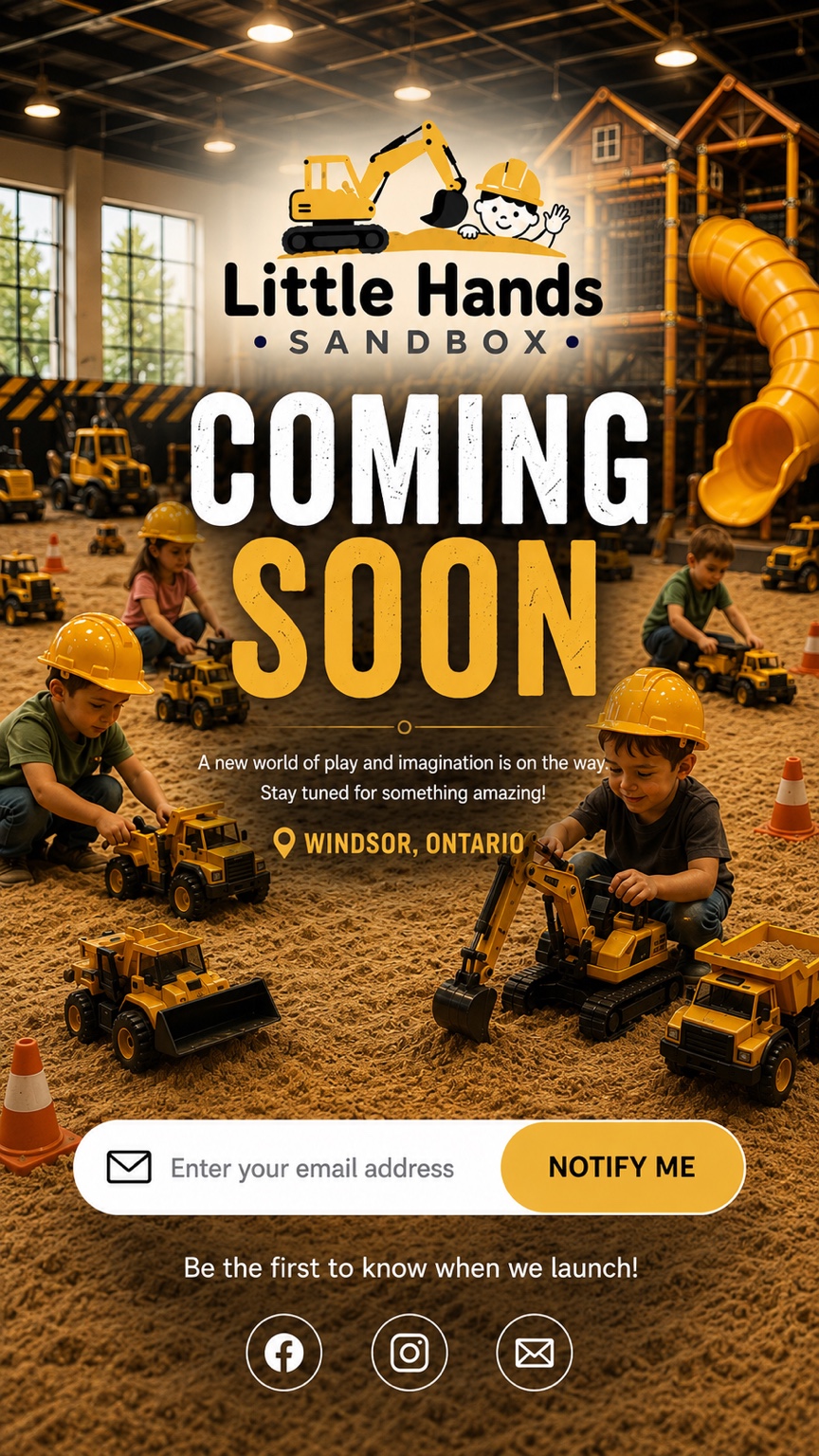Little Hands Sandbox coming soon in Windsor, Ontario